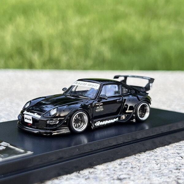Street Weapon Porsche 911 Rwb 993 - Black 1:64 - Image 2